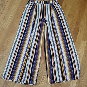 High waisted wide leg pant